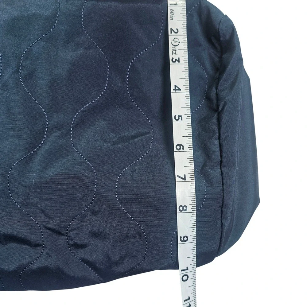 Polo‎ Ralph Lauren Navy Blue Nylon Quilted Duffel Bag Weekender Travel RARE NWT